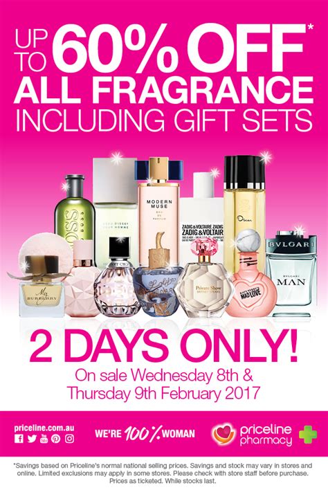 priceline 2 day perfume sale.